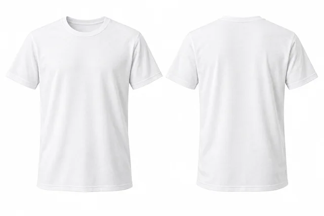 White B Round neck - short sleeves