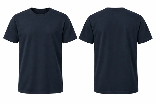 Navy B Round neck - short sleeves