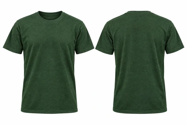 Forest Green Round neck - short sleeves