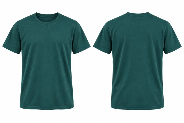 Deep Teal Round neck - short sleeves