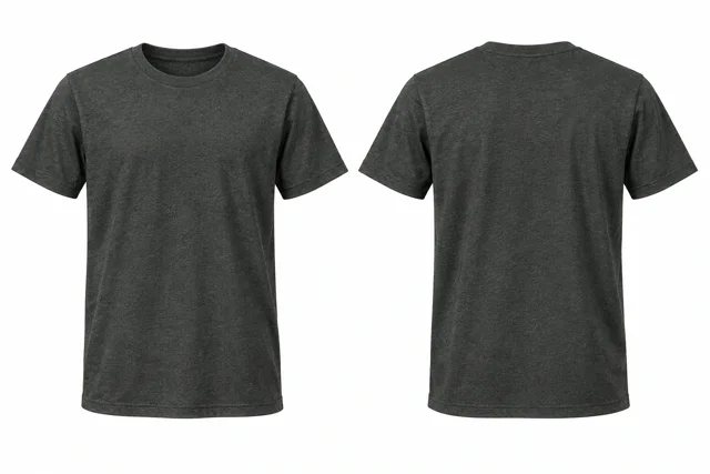 Charcoal A Round neck - short sleeves