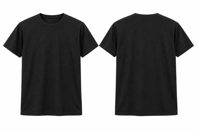 Black B Round neck - short sleeves