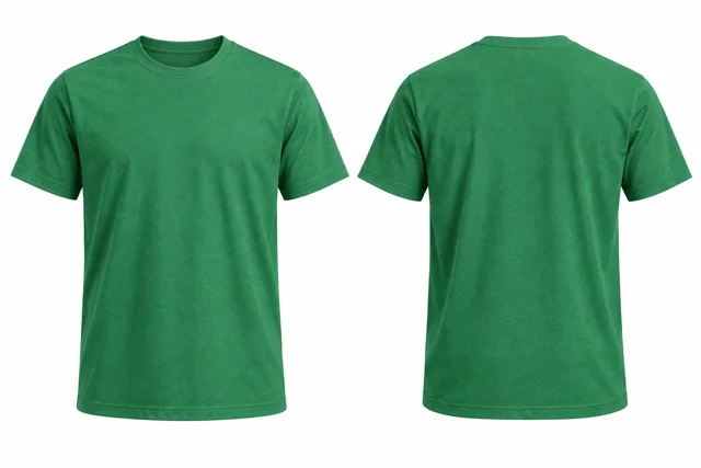 Emerald Green Round neck - short sleeves