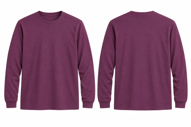 Plum Round neck - long sleeves