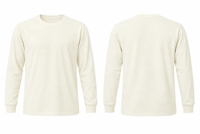 Ivory Round neck - long sleeves