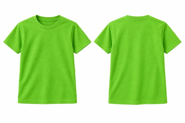 Lime Green Kids - round neck