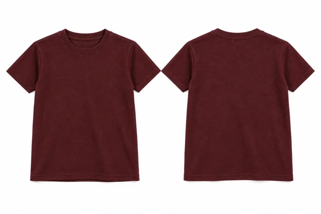 Burgundy Kids - round neck