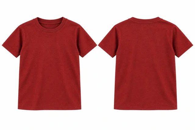 Brick Red Kids - round neck
