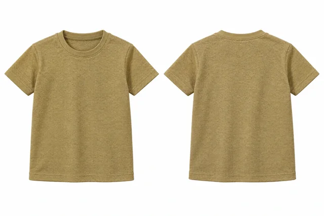 Khaki Gold Kids - round neck