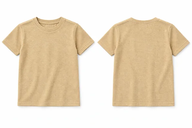 Sand Beige Kids - round neck