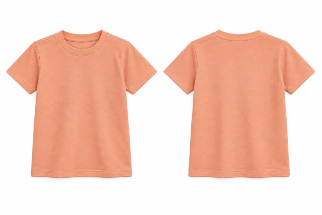 Salmon Peach Kids - round neck