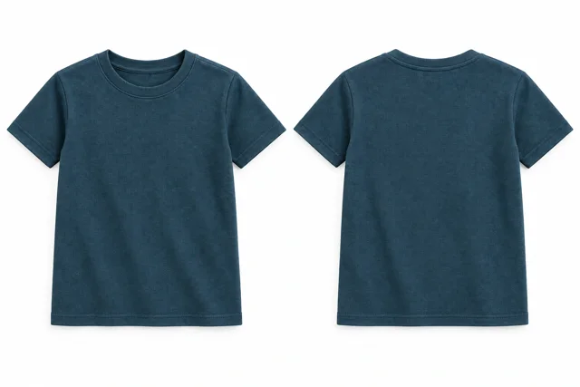 Petrol Blue Kids - round neck