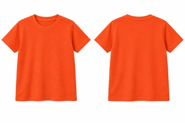 Bright Orange Kids - round neck