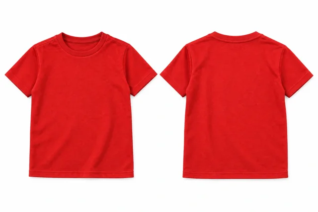 Scarlet Red Kids - round neck