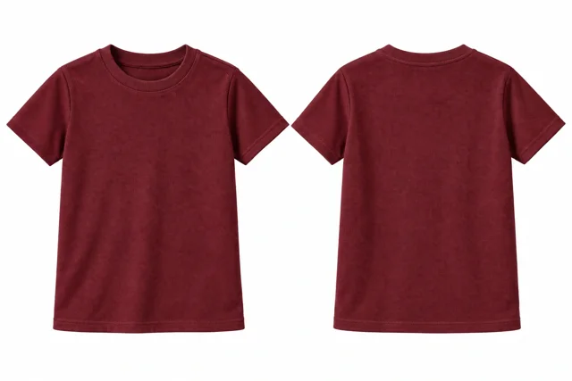 Maroon Kids - round neck