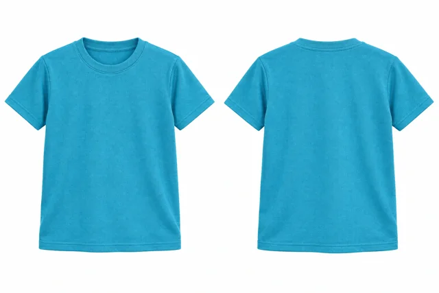 Aqua Blue Kids - round neck