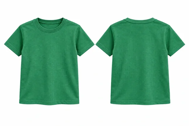 Emerald Green Kids - round neck