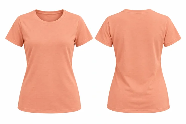 Salmon Peach Women - shaped fit