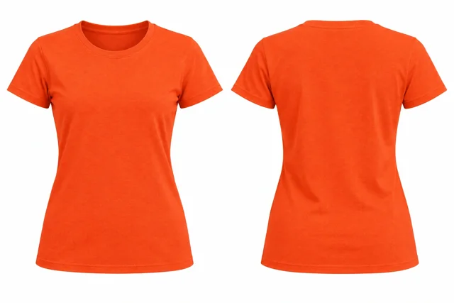 Bright Orange Women - shaped fit