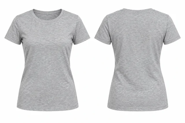 Light Heather Grey Women - shaped fit