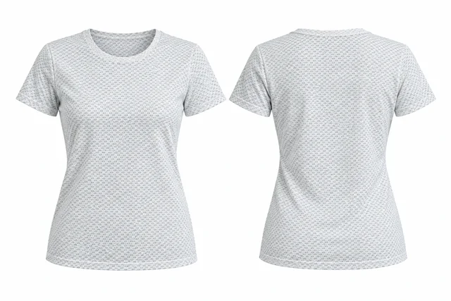 White Texture Women - shaped fit