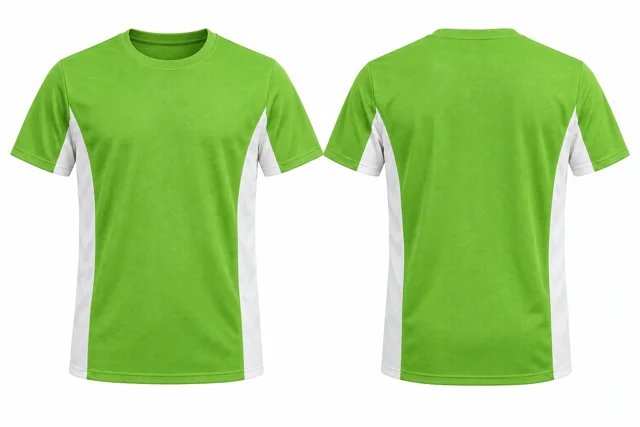 Lime Green Wide contrast panels