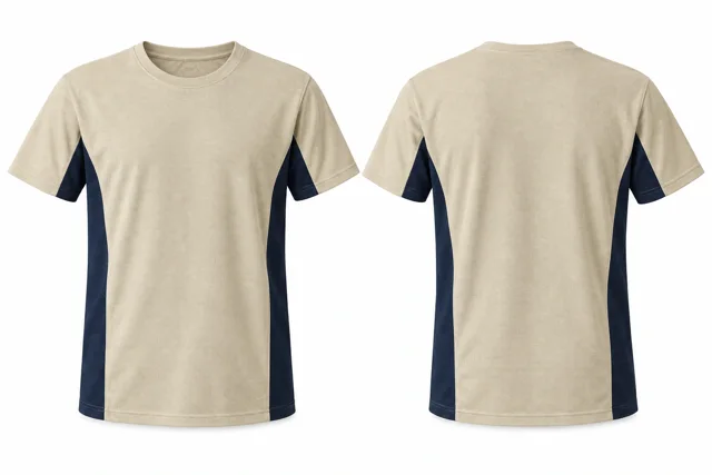 Cream Beige Wide contrast panels