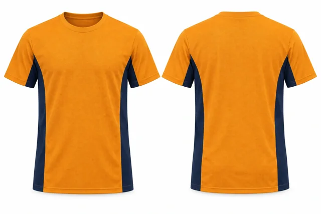 Golden Orange Wide contrast panels