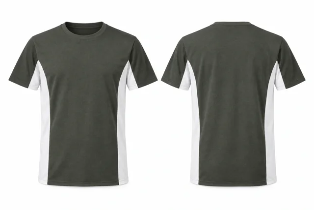 Olive Grey Wide contrast panels