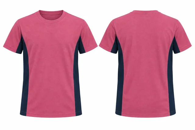 Rose Pink Wide contrast panels