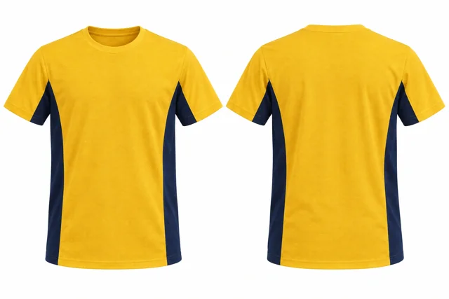 Golden Yellow Wide contrast panels