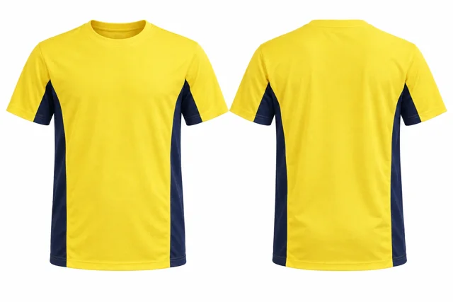 Lemon Yellow Wide contrast panels