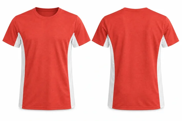 Coral Red Wide contrast panels