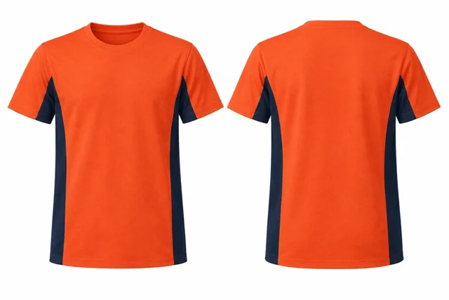 Bright Orange Wide contrast panels