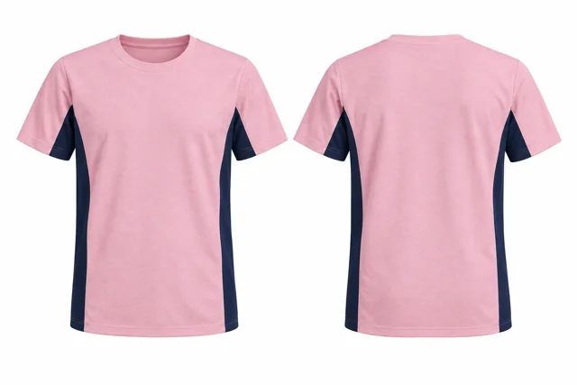 Pastel Pink Wide contrast panels