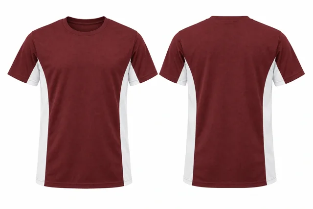 Maroon Wide contrast panels