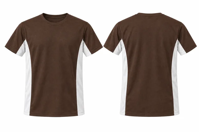 Chocolate Brown Wide contrast panels