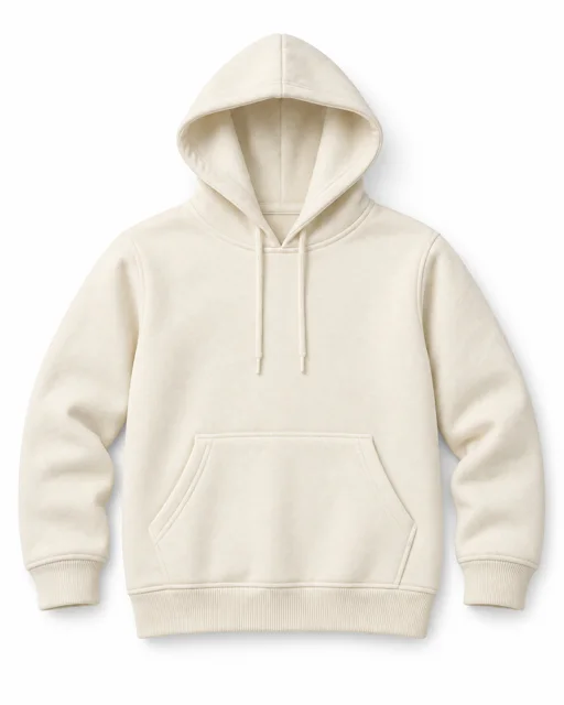 Cream Adult pullover hoodie