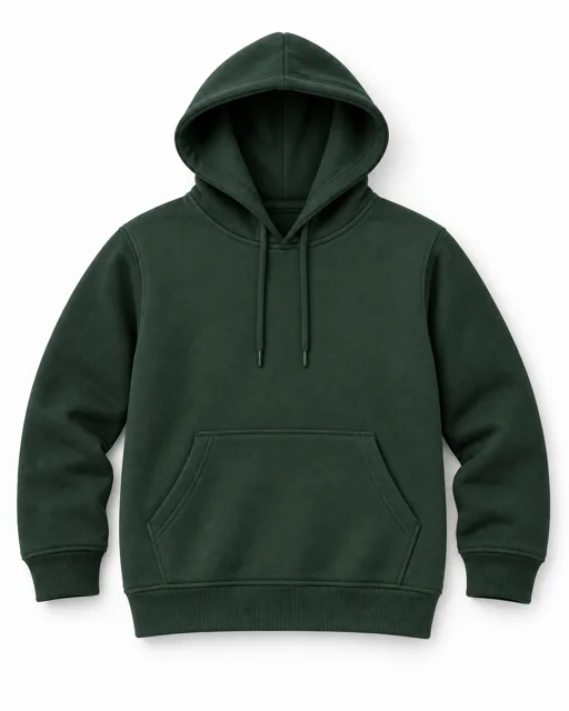 Dark Green Adult pullover hoodie