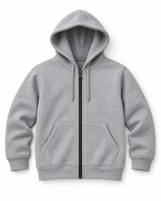 Sport Grey Adult full-zip hoodie