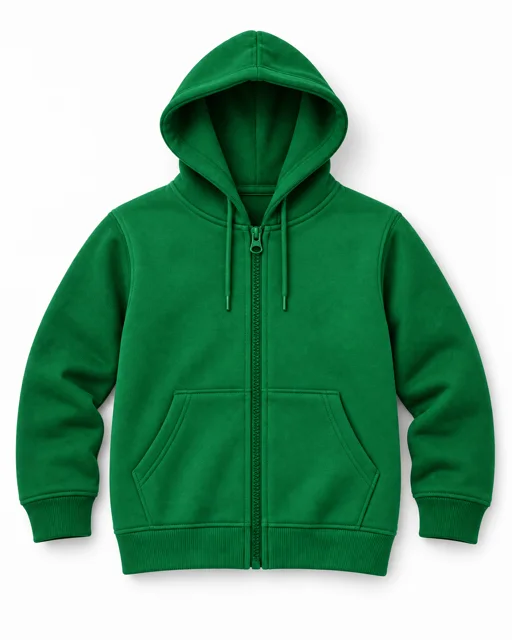 Emirates Green Adult full-zip hoodie