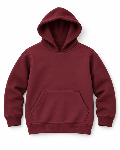 Maroon Kids pullover hoodie