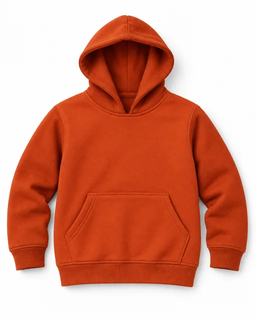 Orange Kids pullover hoodie