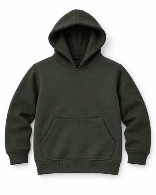 Military Green Kids pullover hoodie