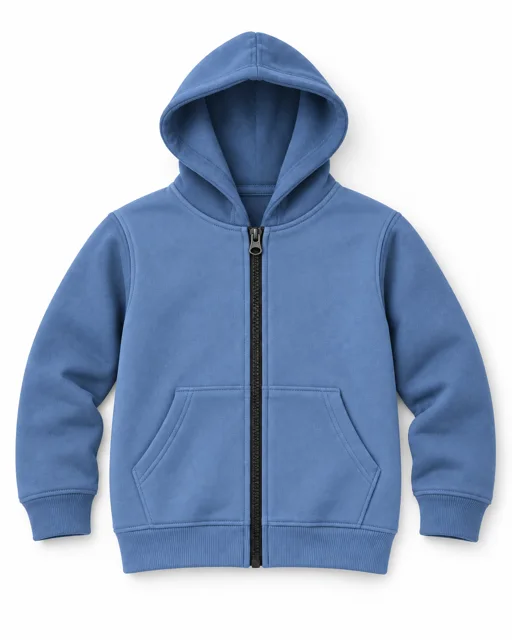 Light Blue Kids full-zip hoodie