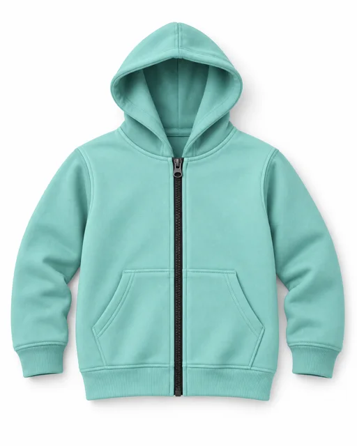 Mint Kids full-zip hoodie