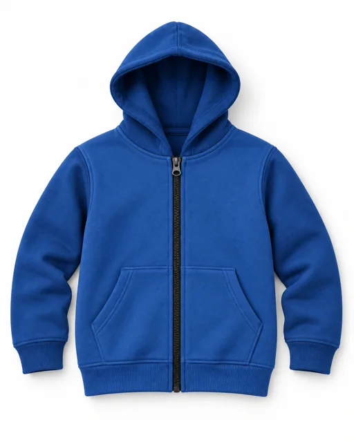 Royal Blue Kids full-zip hoodie