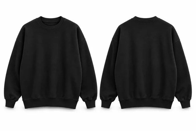 Black oversized sweatshirt