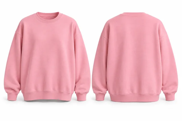 Pink oversized sweatshirt