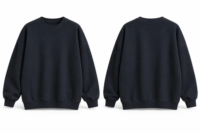 Navy relaxed oversized sweatshirt